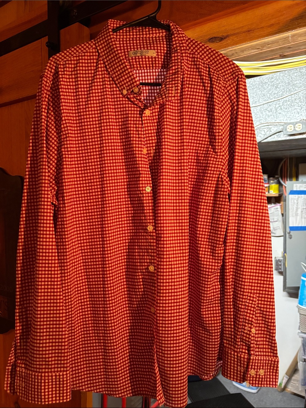 Evolved Kent men’s red gingham